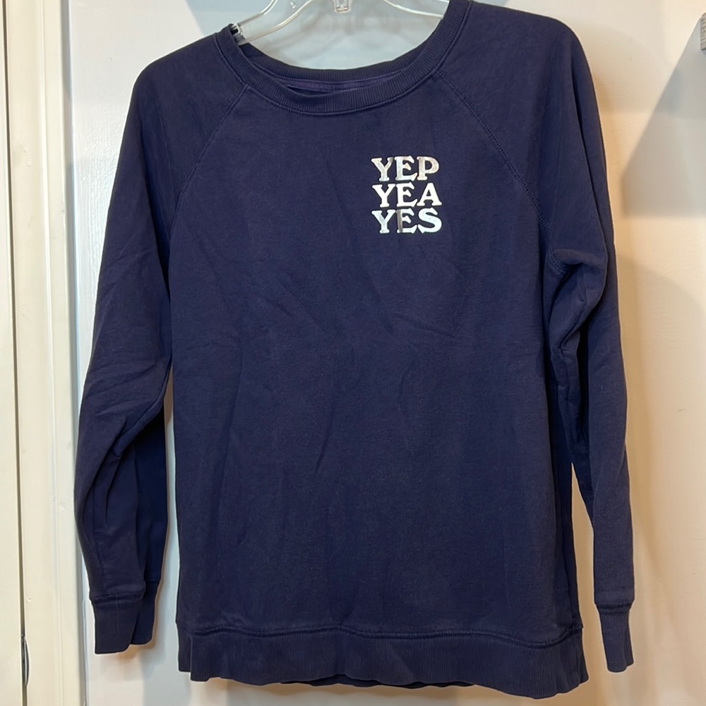 ⚓️ Old Navy - Navy Blue Pullover Sweatshirt in Size Small